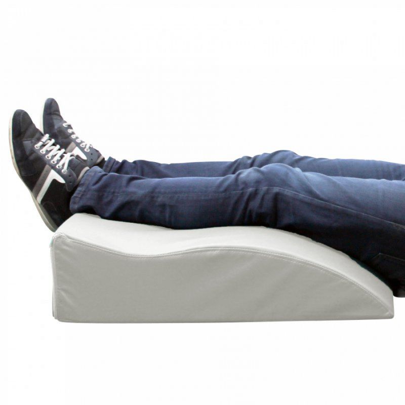 Coussin rehausse jambes pour table de massage - Blanc