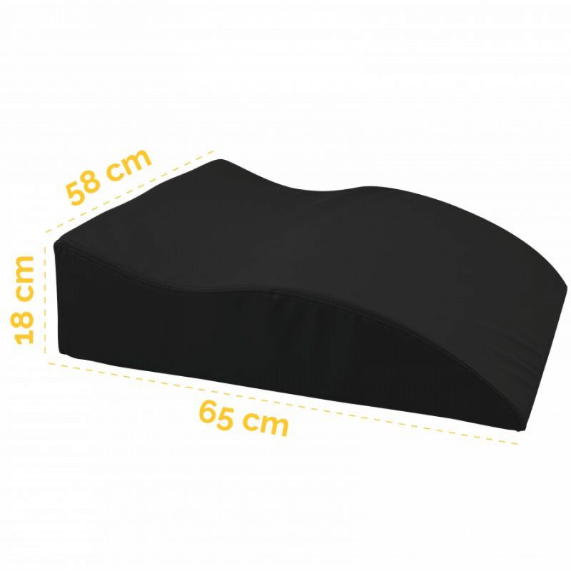 Coussin rehausse jambes pour table de massage - Noir