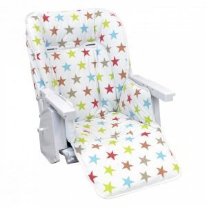 Housse d'assise pour chaise haute - Ptit Stars multicolore