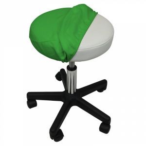 Drap-housse pour tabouret - Rond - Éponge - Vert