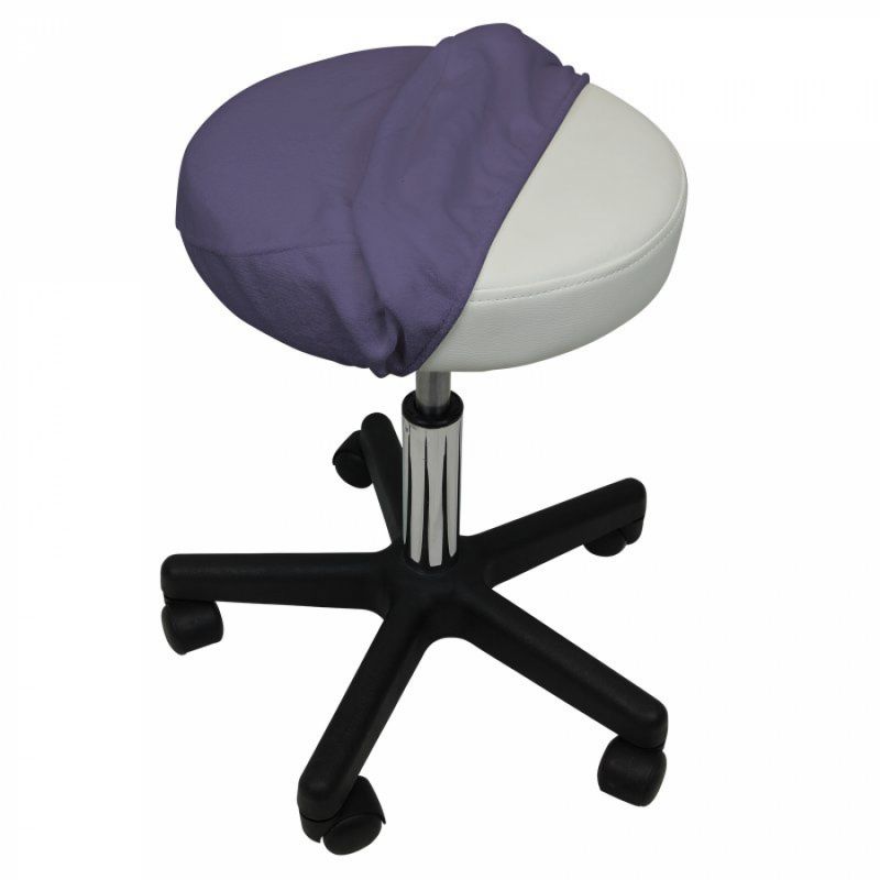 Drap-housse pour tabouret - Rond - Éponge - Violet