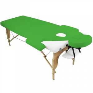 Drap-housse pour table de massage - Éponge - Vert