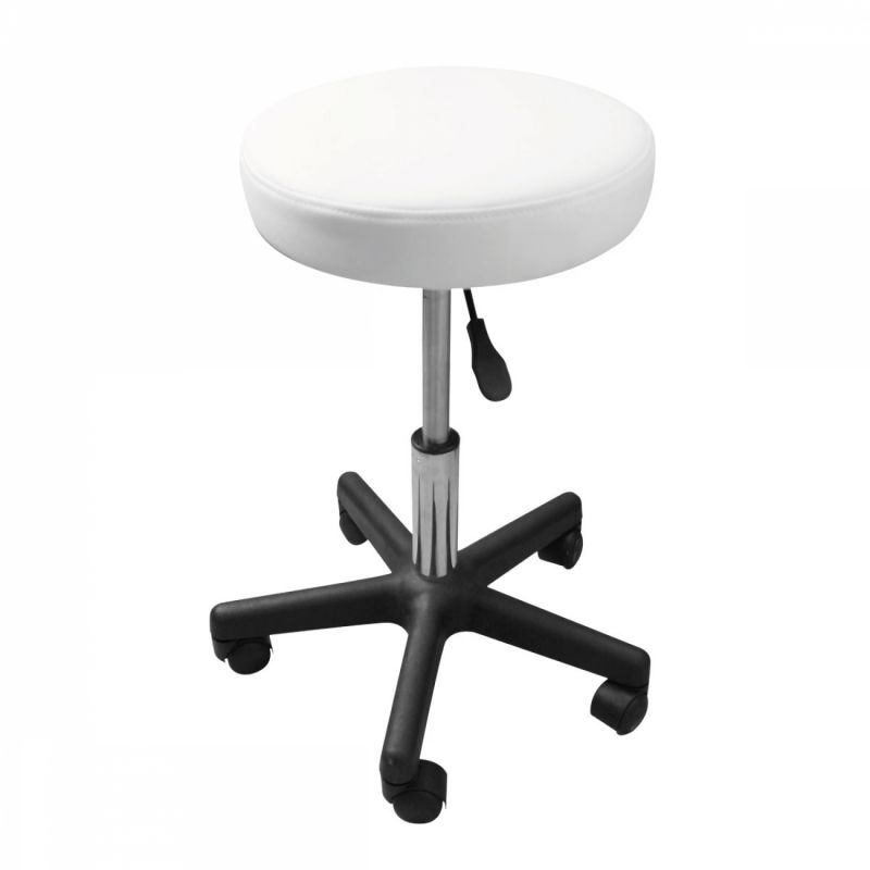 Tabouret réglable - Confort - Blanc