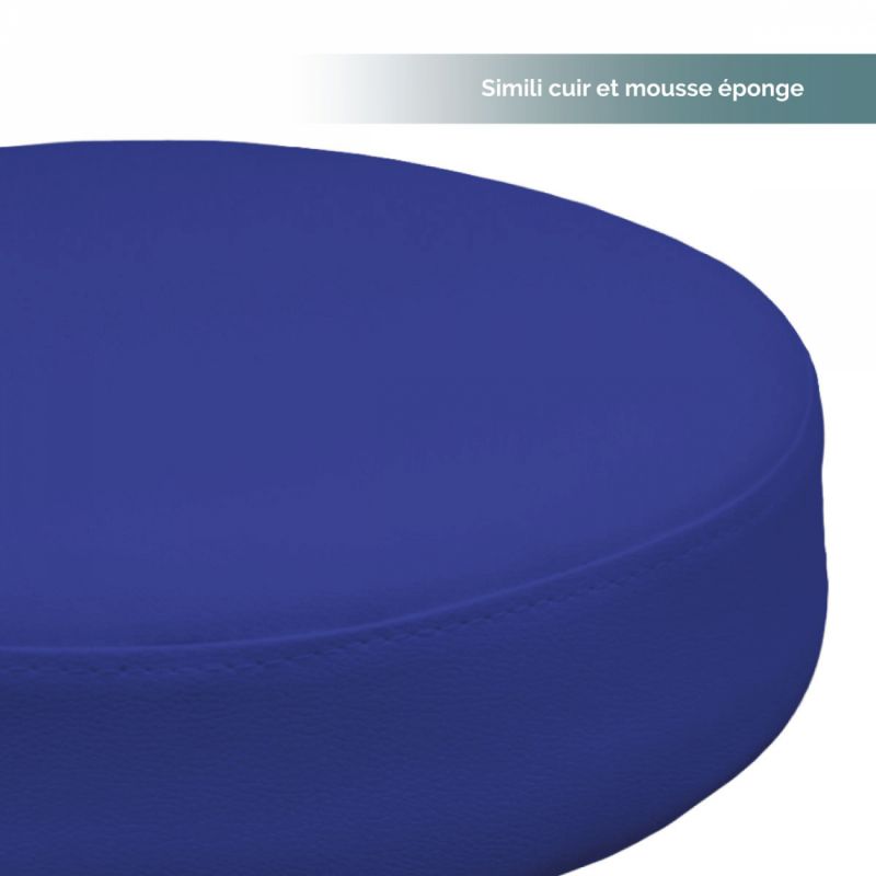 Tabouret réglable - Confort - Bleu azur