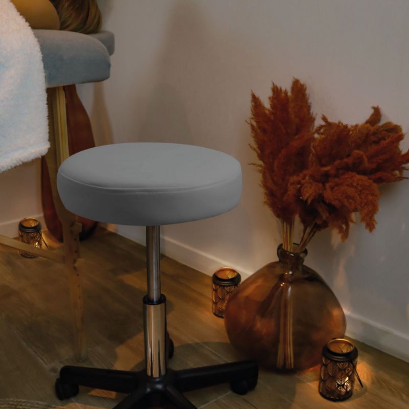 Tabouret réglable - Confort - Gris