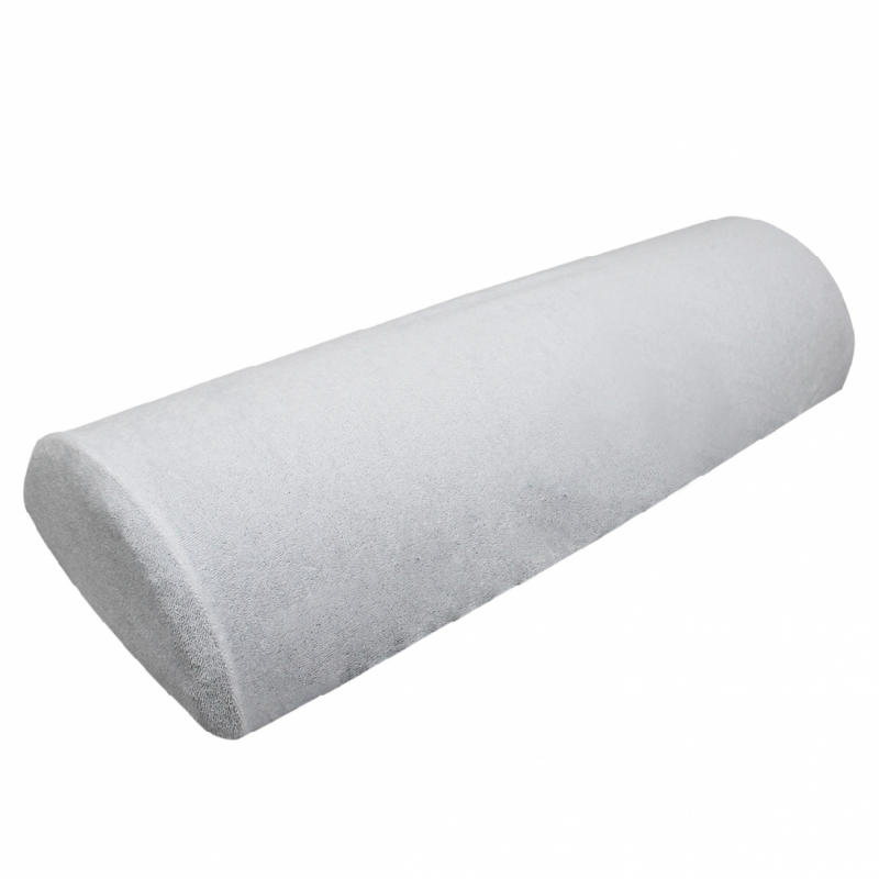 Drap-housse pour coussin demi rond - Éponge - Blanc