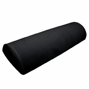 Drap-housse pour coussin demi rond - Éponge - Noir