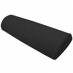 Drap-housse pour coussin demi rond - Éponge - Noir