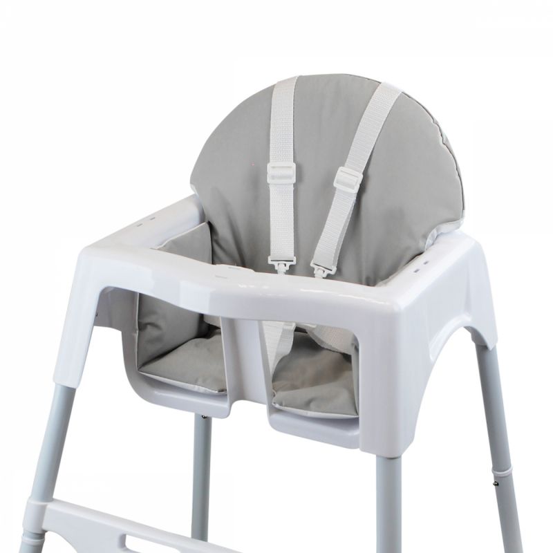 Housse d'assise pour chaise haute Délice - Gris uni