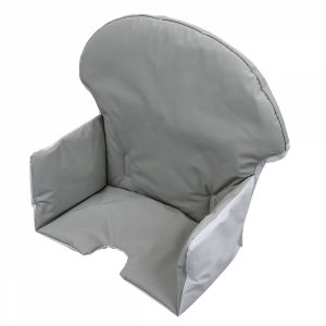 Housse d'assise pour chaise haute Délice - Gris uni