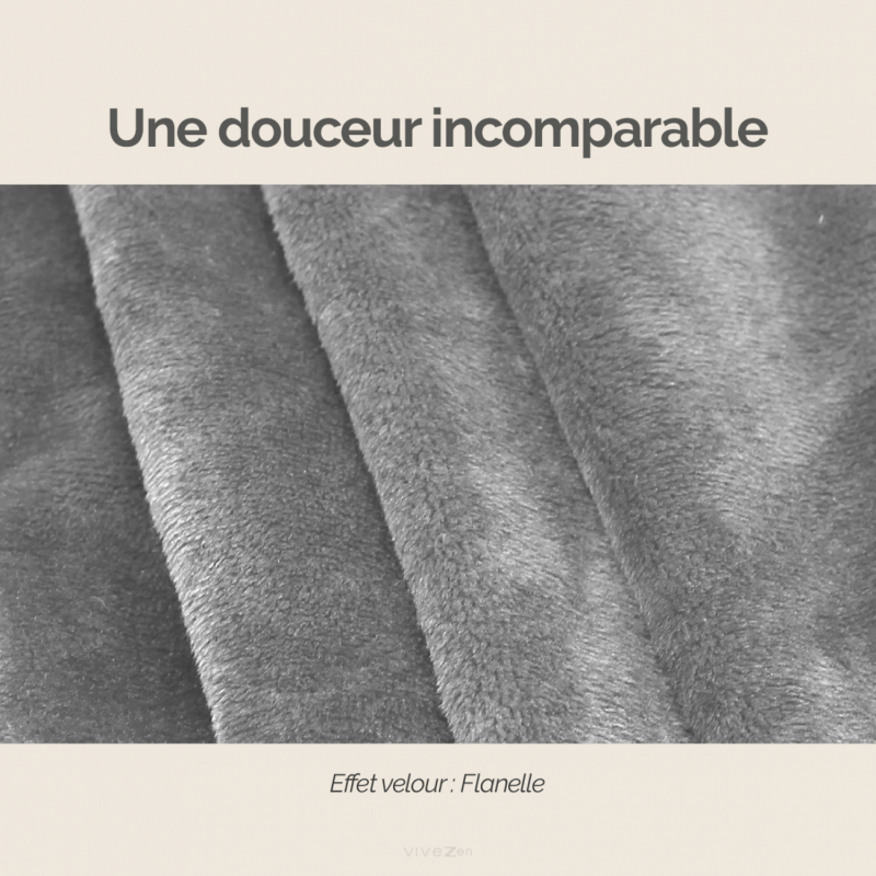 Plaid avec manches - Flanelle - Enfant - Gris