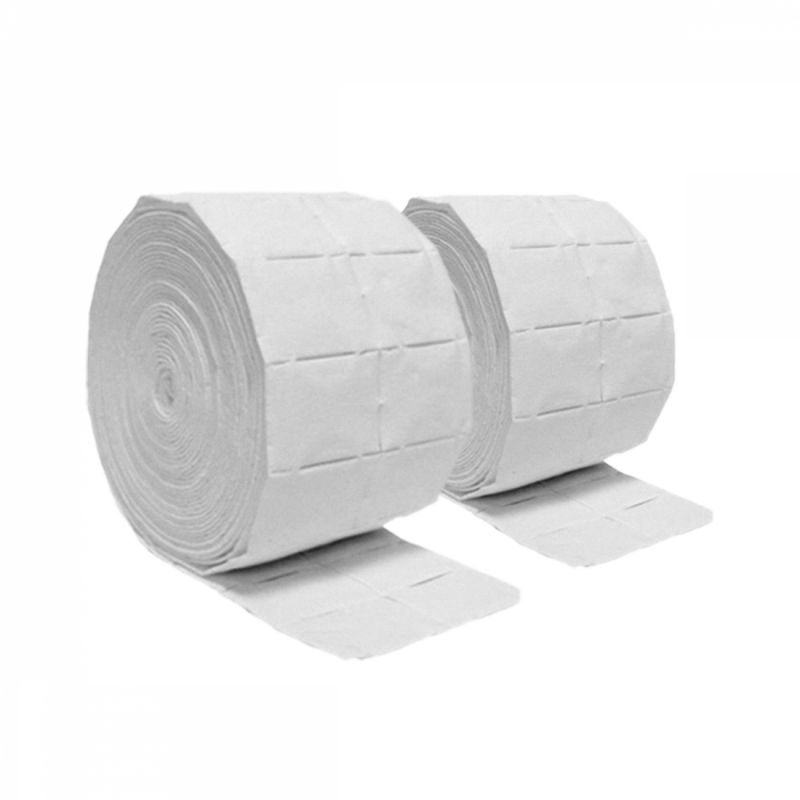 Lot de 2 rouleaux de 500 cotons manucure de cellulose