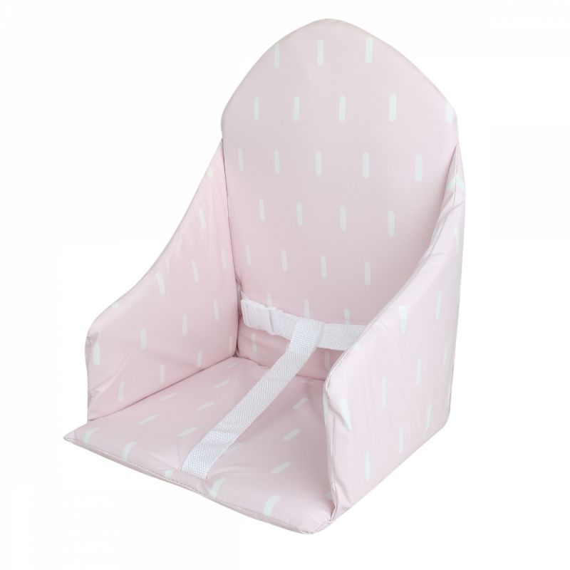 Coussin D Assise Universel Miam Pour Chaise Haute Rose Trait