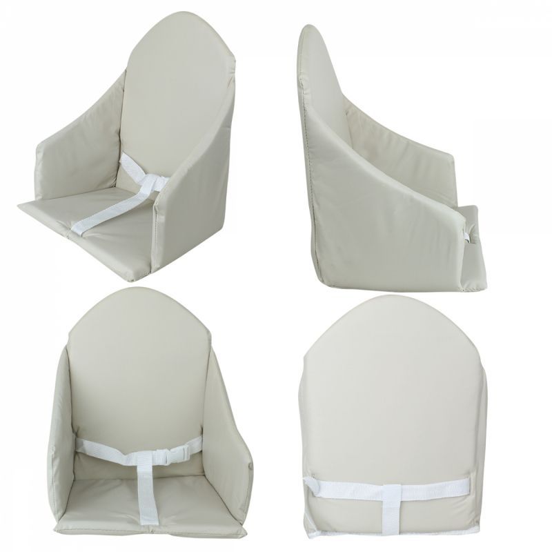 Coussin d'assise universel Miam pour chaise haute - Beige uni