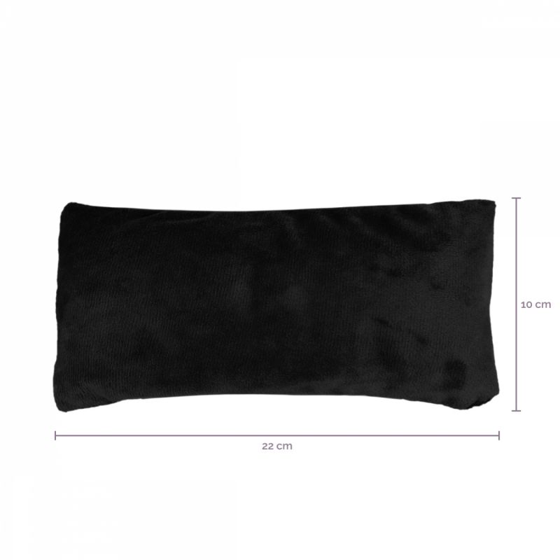 Bouillotte chauffante ou refroidissante - 10 x 22 cm - Noir