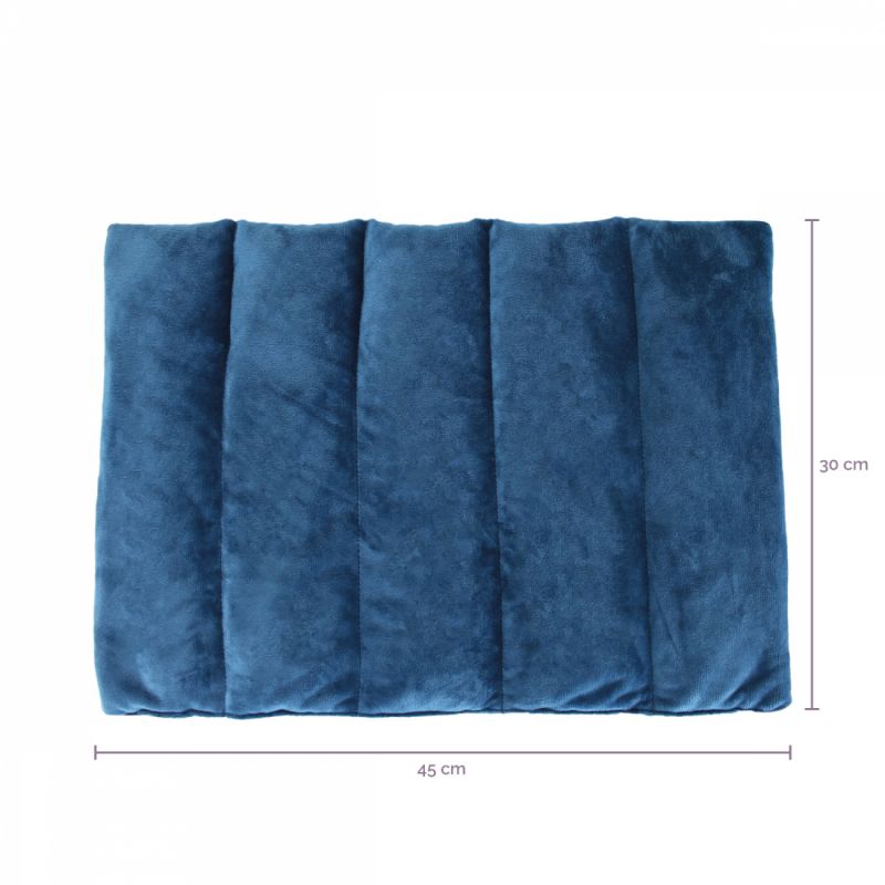 Coussin chauffant - 45 x 30 cm - Bleu