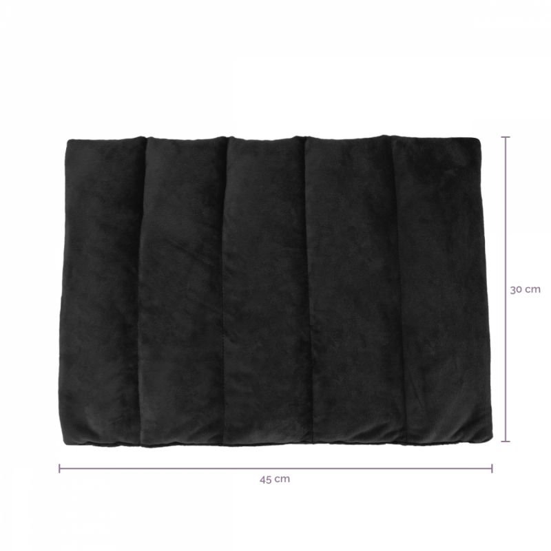 Coussin chauffant - 45 x 30 cm - Noir