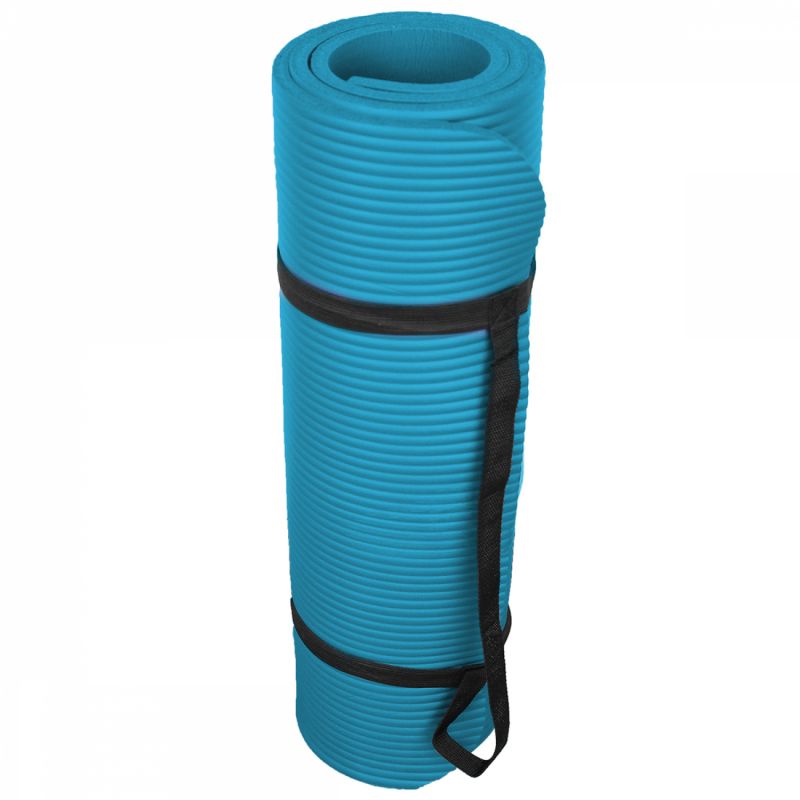 Tapis de yoga - 180 x 60 cm - Bleu clair