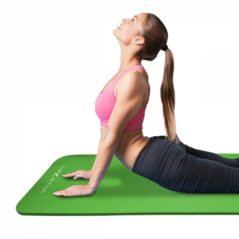 Tapis de yoga - 180 x 60 cm - Vert