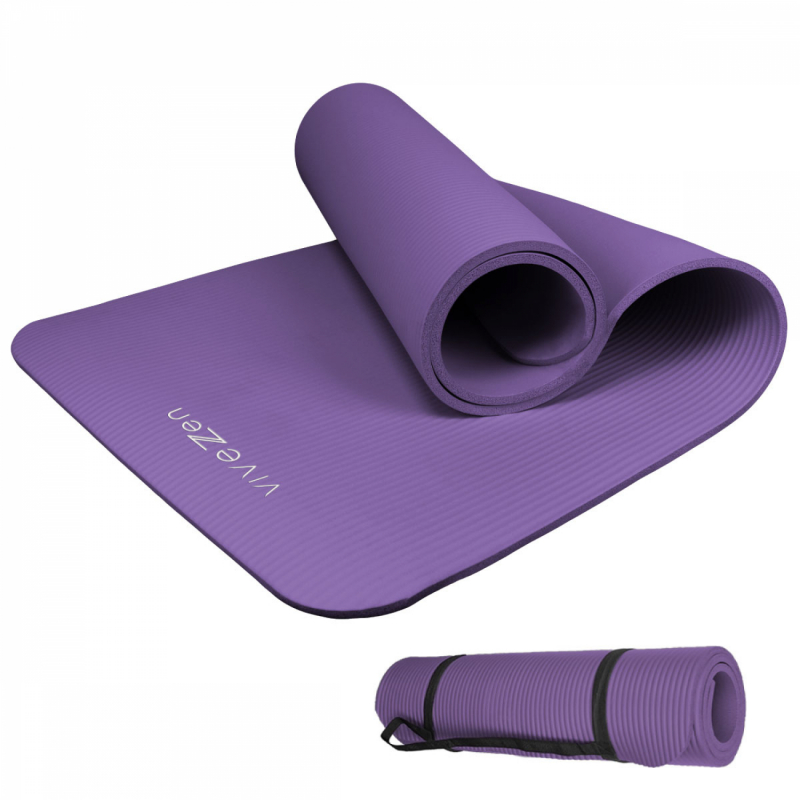 Tapis de yoga - 180 x 60 cm - Violet