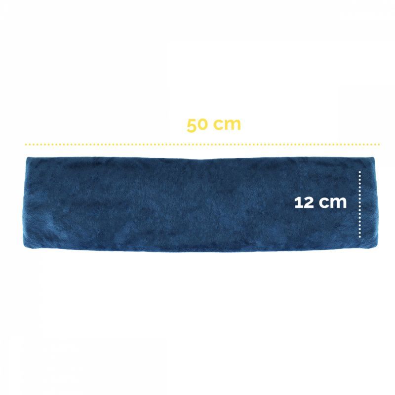Tour de cou chauffant - 50 x 12 cm - Bleu