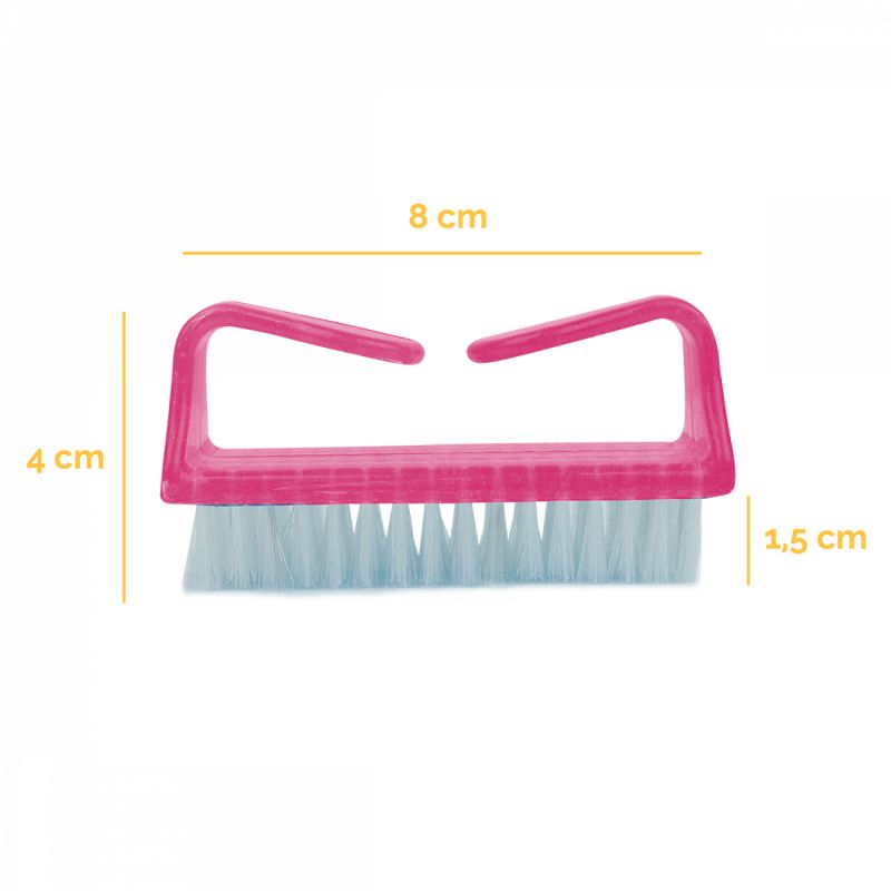 Lot de 5 brosses à ongles - Rose