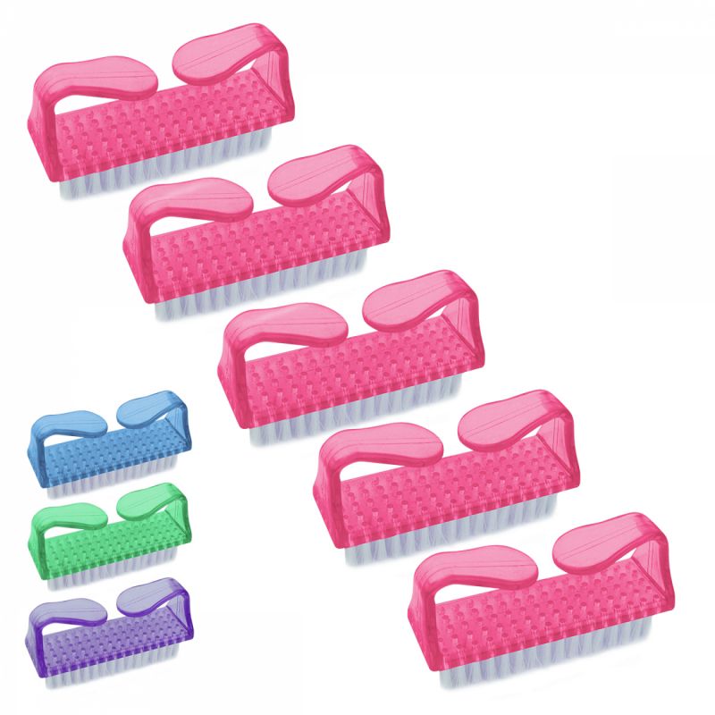 Lot de 5 brosses à ongles - Rose