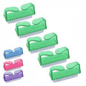 Lot de 5 brosses à ongles - Vert