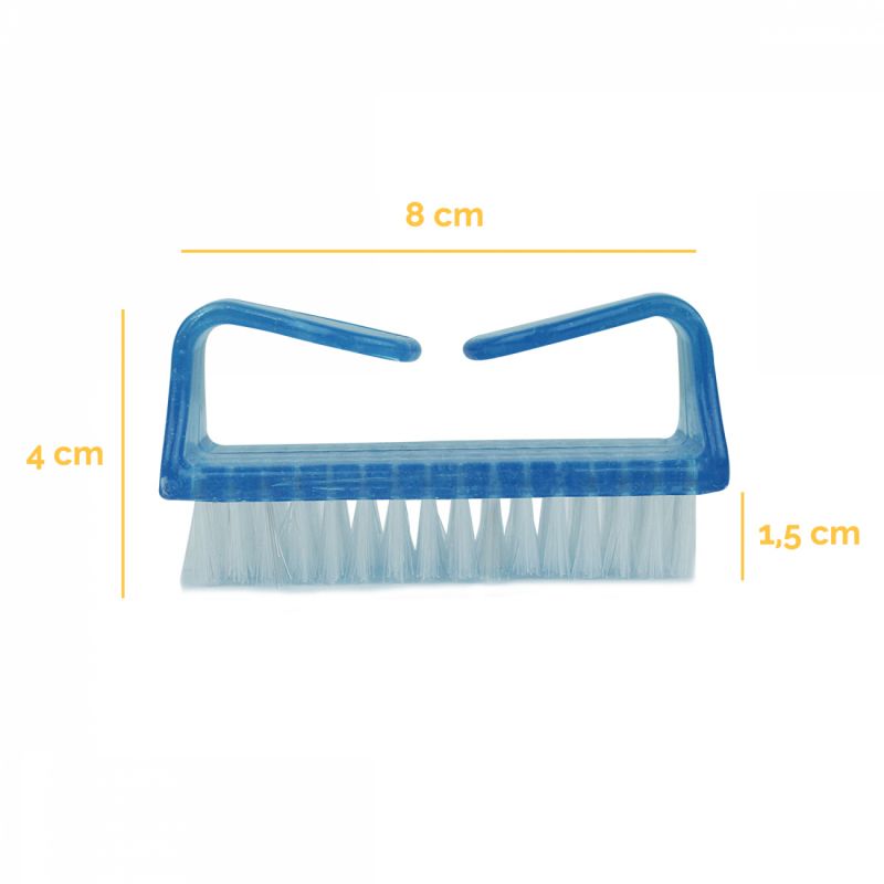 Lot de 5 brosses à ongles - Bleu