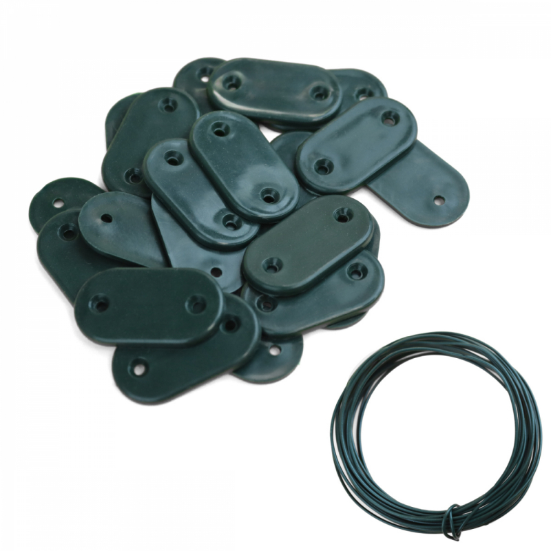 Kit de fixation pour brise vue - Vert