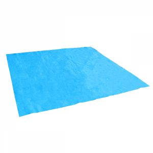 Tapis de sol pour piscine - 4 m x 4 m - Bleu