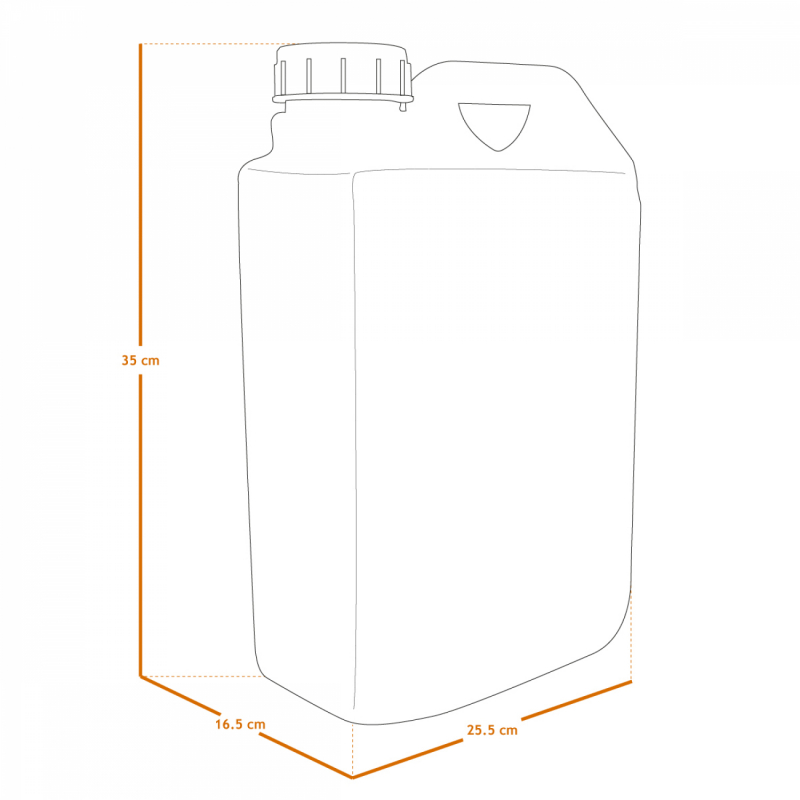 Bidon en plastique - 10 L