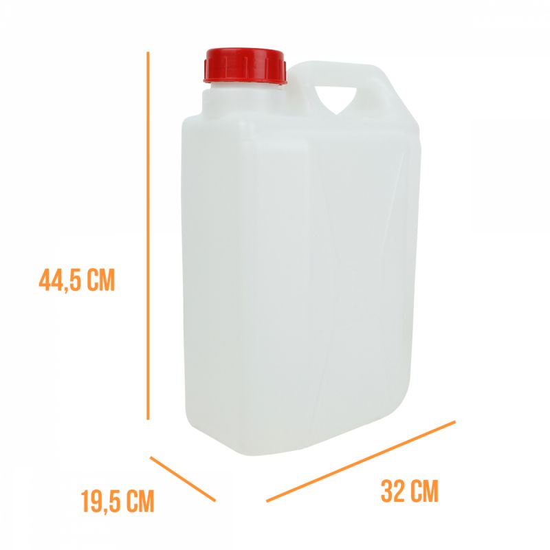 Bidon en plastique + robinet - 20 L