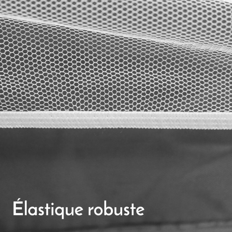 Moustiquaire pour lit - 60 x 120 - Blanc