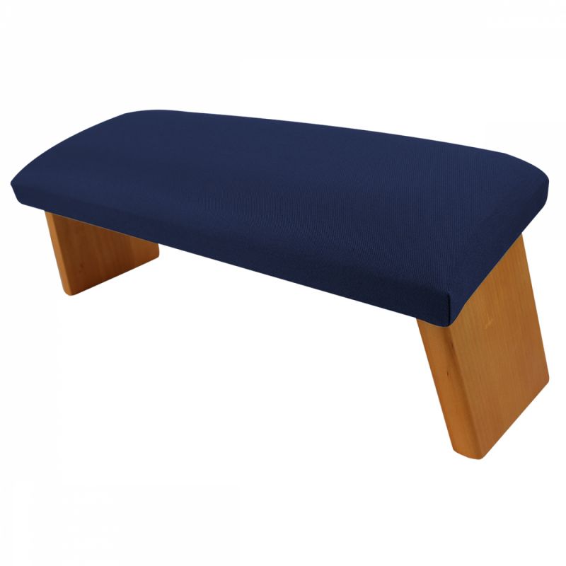 Banc de méditation pliant - Bois - Bleu