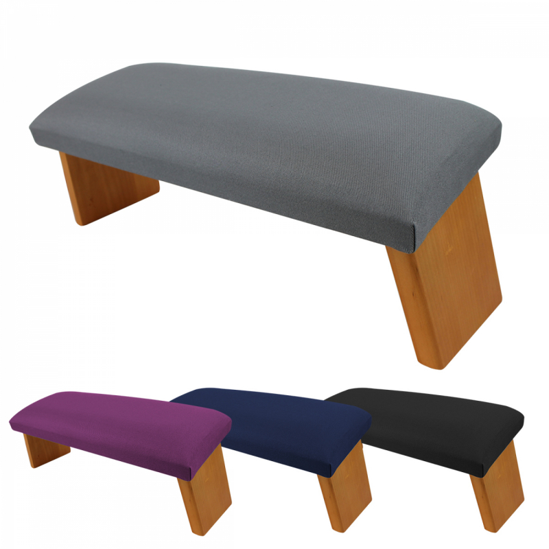 Banc de méditation pliant - Bois - Gris