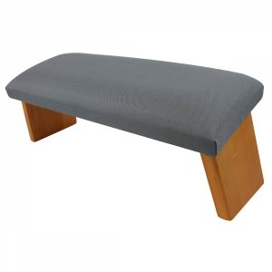 Banc de méditation pliant - Bois - Gris