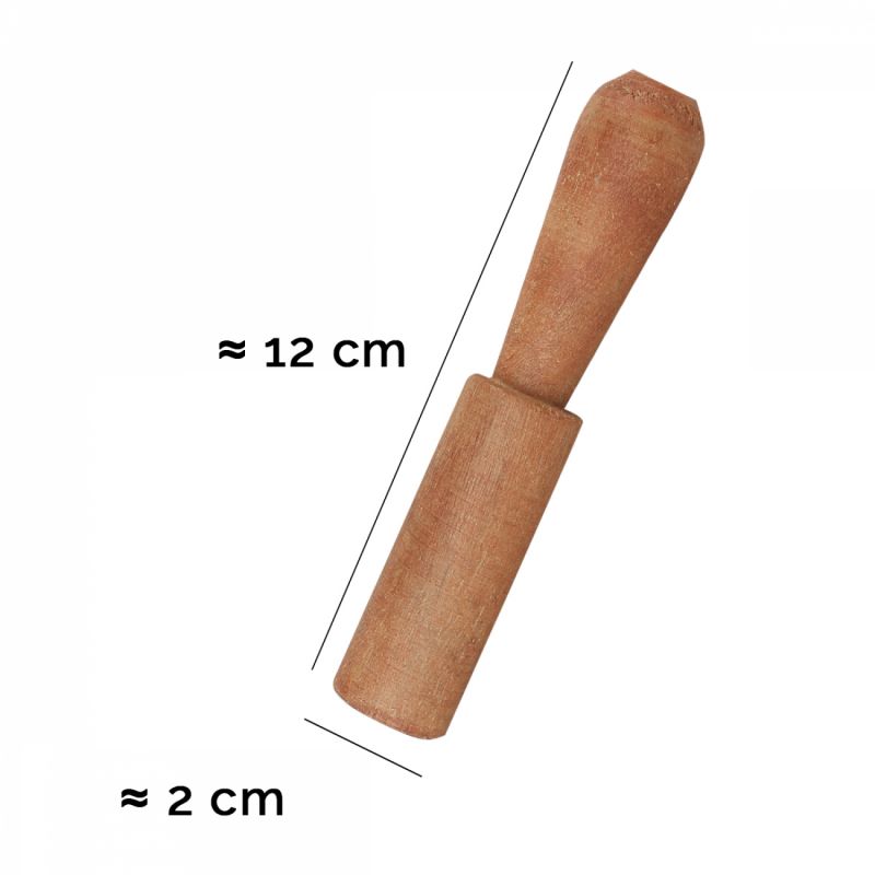 Maillet pour bol chantant tibétain - Bois - 12 cm