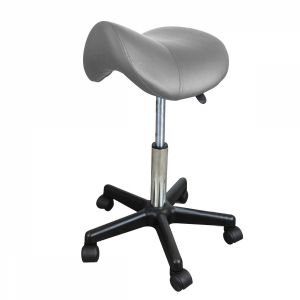 Crissyl  Tabouret Ergonomique Pneumatique sur roulettes Blanc