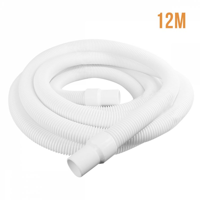 Tuyau flottant 2 embouts - ø 38 mm - 12 m - Blanc