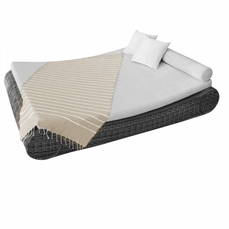 Fouta - Horizon - Beige et Blanc