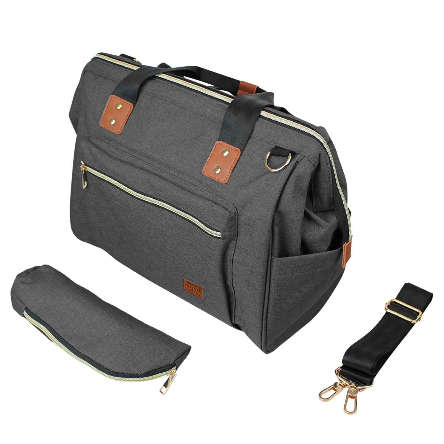 Sac a langer hotsell noir et gris
