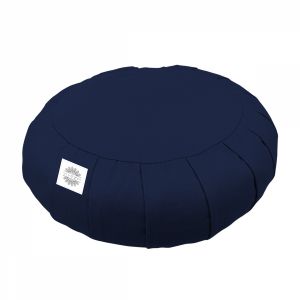 Coussin de méditation - Rond - 38 x 38 x 13 cm - Bleu