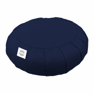 Coussin de méditation - Rond - 38 x 38 x 13 cm - Bleu