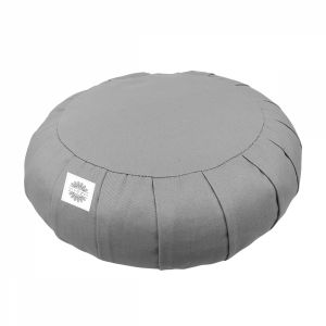 Coussin de méditation - Rond - 38 x 38 x 13 cm - Gris