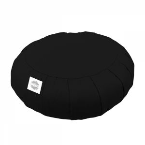 Coussin de méditation - Rond - 38 x 38 x 13 cm - Noir