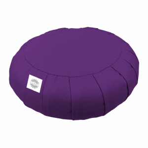 Coussin de méditation - Rond - 38 x 38 x 13 cm - Prune