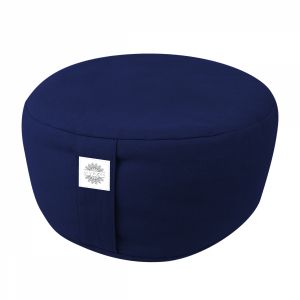 Pouf de méditation - Rond - 35 x 35 x 15 cm - Bleu