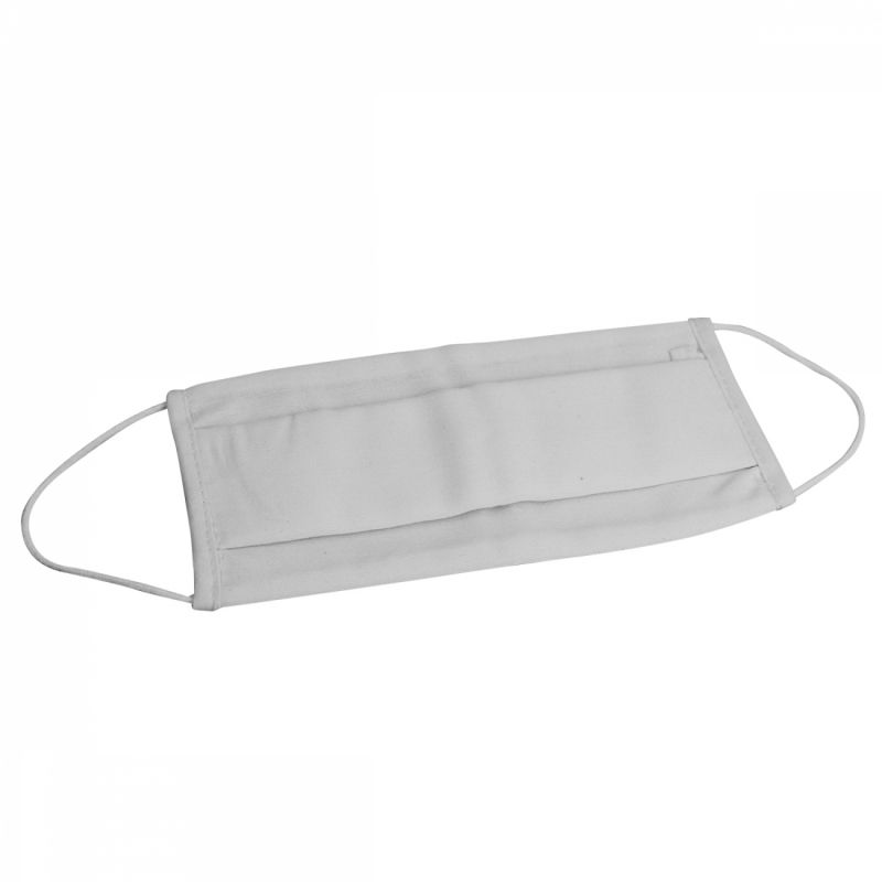 Masque de protection lavable en tissu - Blanc