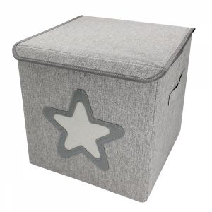 Boite de rangement - Harmonie - 33 x 33 x 33 cm - Gris Étoile